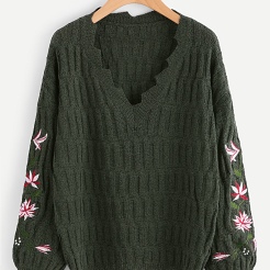 http://fr.shein.com/Embroidered-Sleeve-Distressed-Sweater-p-382115-cat-1734.html